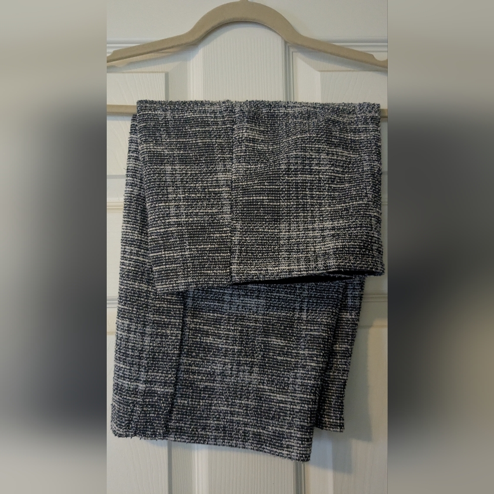 Liverpool Black and Gray Herringbone Skirt